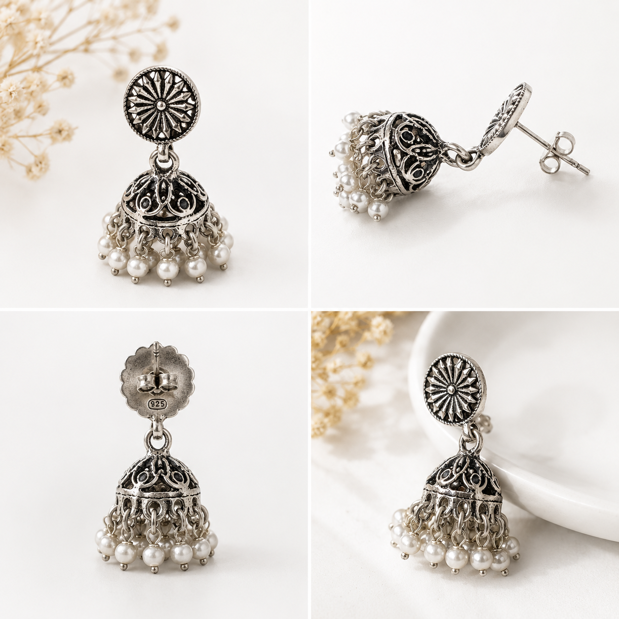 Sitara Oxidised Jhumki