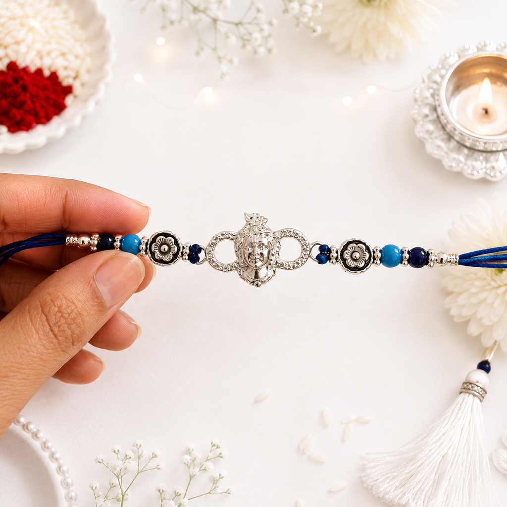 Kanha 925 Silver Rakhi