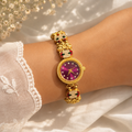 Floral Bracelet Watch