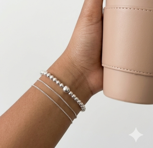 Silver Dew Bracelet