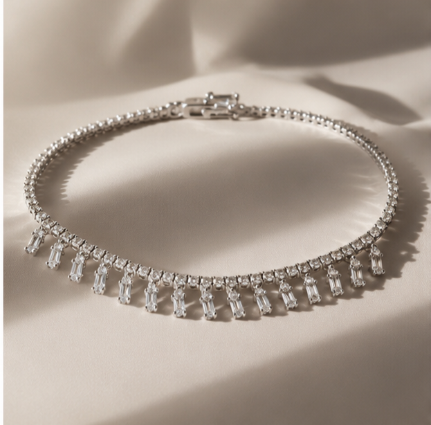 Crystal Cascade Bracelet