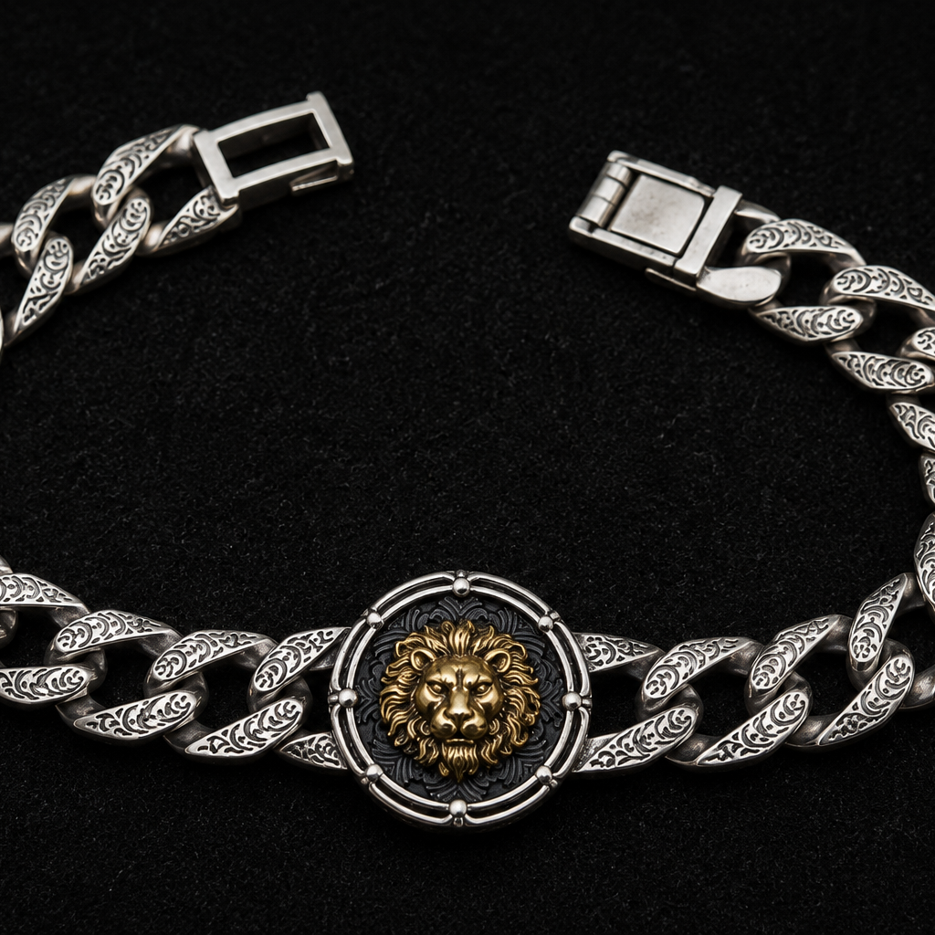 Lionheart Silver Bracelet