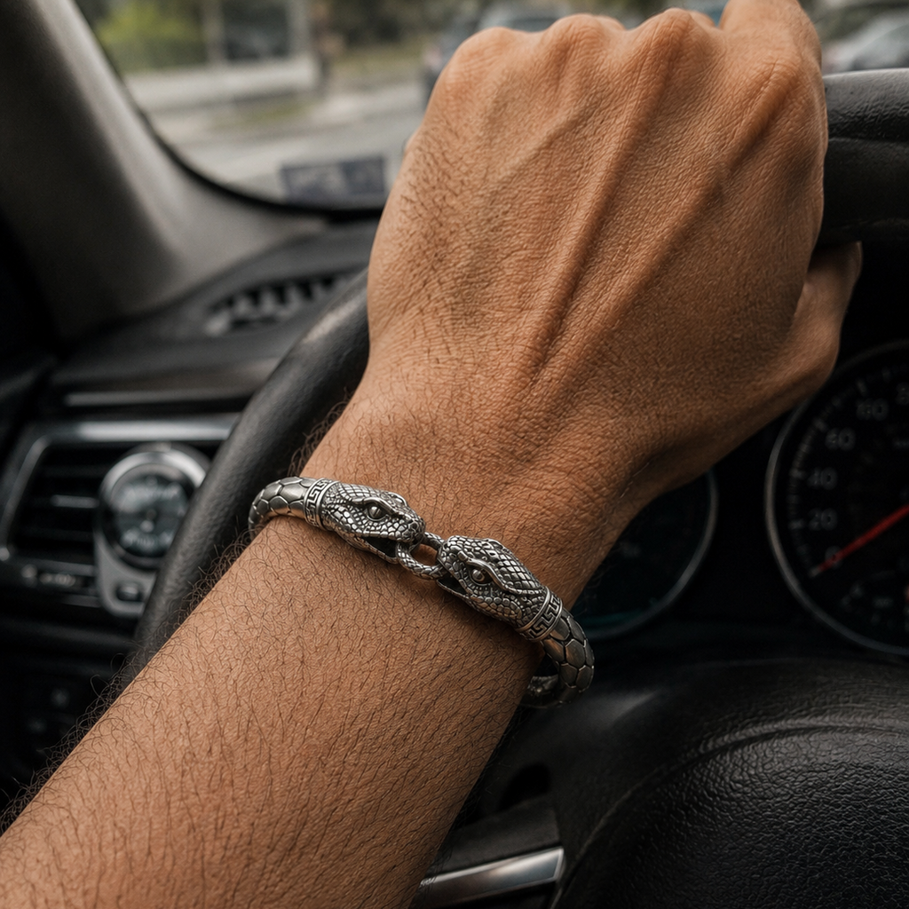 Twin Serpent Bracelet