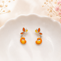 Citrus Charm Silver Stud