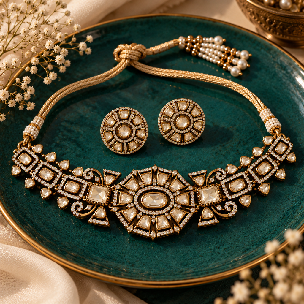 The Maharani Radiance Polki Choker