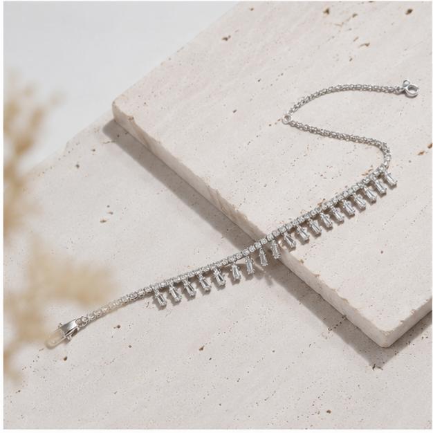 Crystal Cascade Bracelet