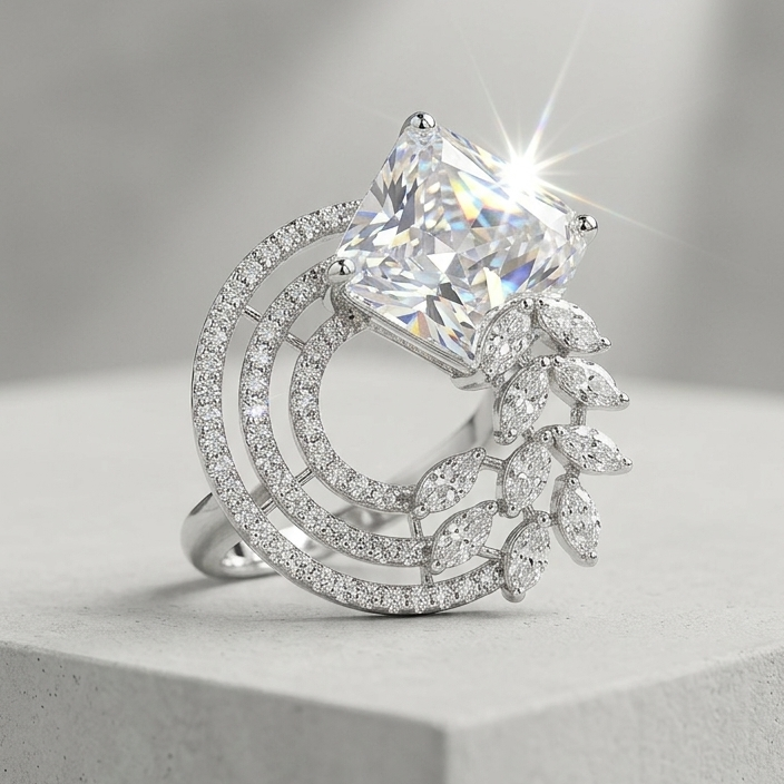 Starlight Cascade Ring