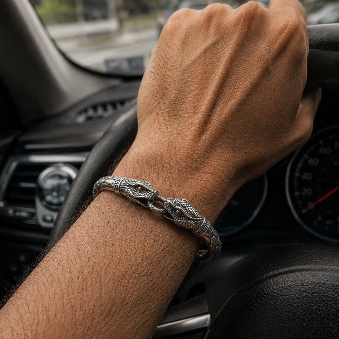 Twin Serpent Bracelet