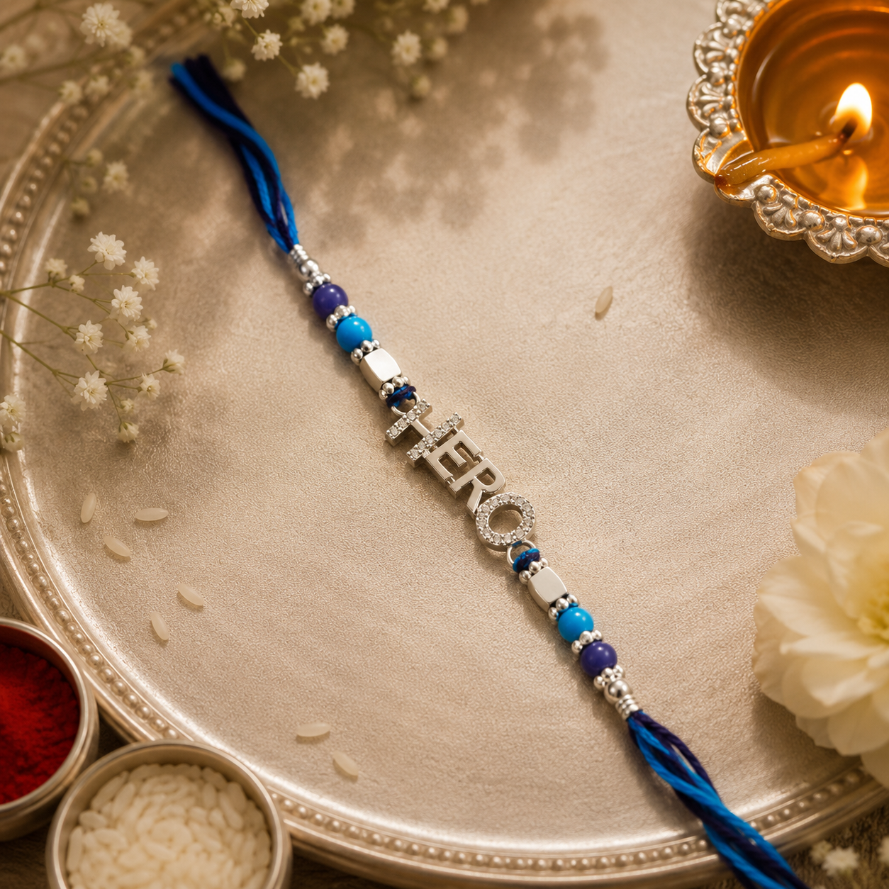 Hero Silver Rakhi