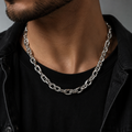 Interwoven Silver Chain