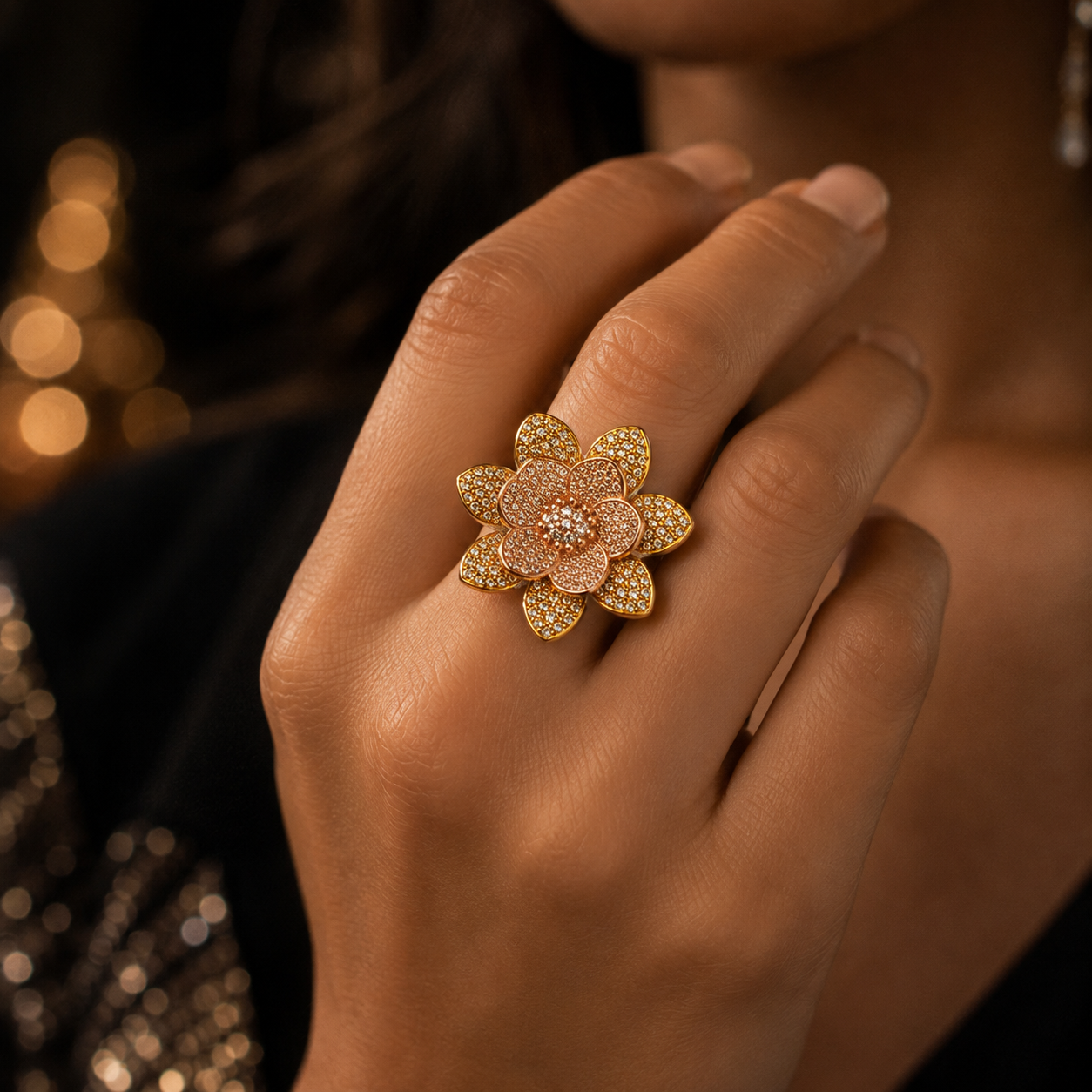 Floral Petal Ring