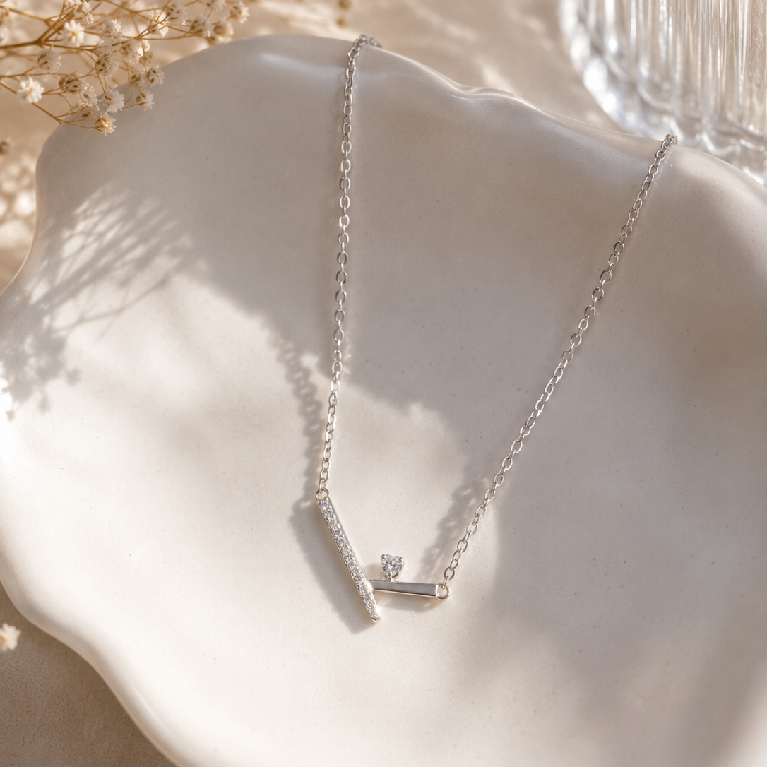 Geometric Spark Necklace