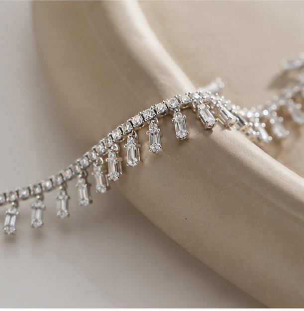 Crystal Cascade Bracelet