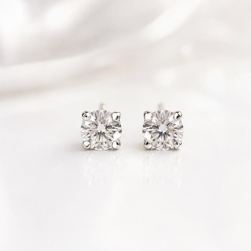Round Silver Stud