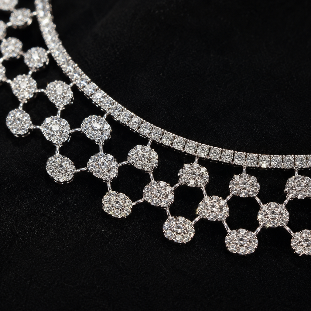 Cascade Net Silver Set
