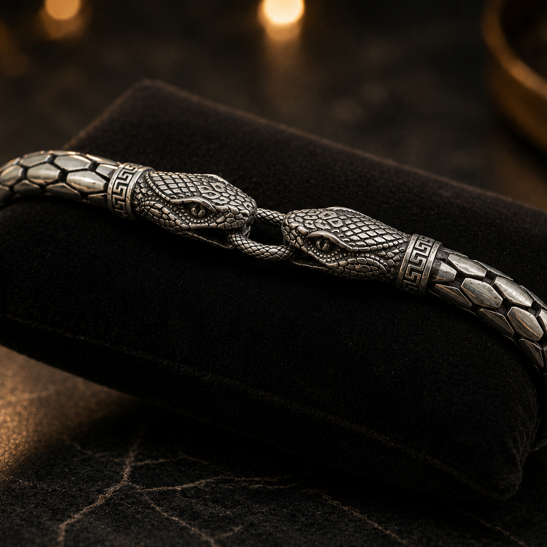 Twin Serpent Bracelet