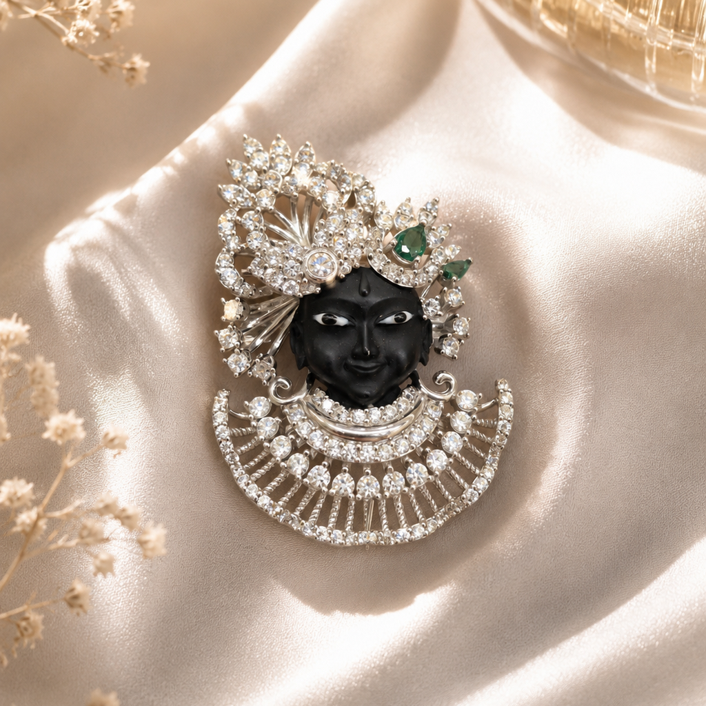 Vrindavan Krishna Brooch Pendant