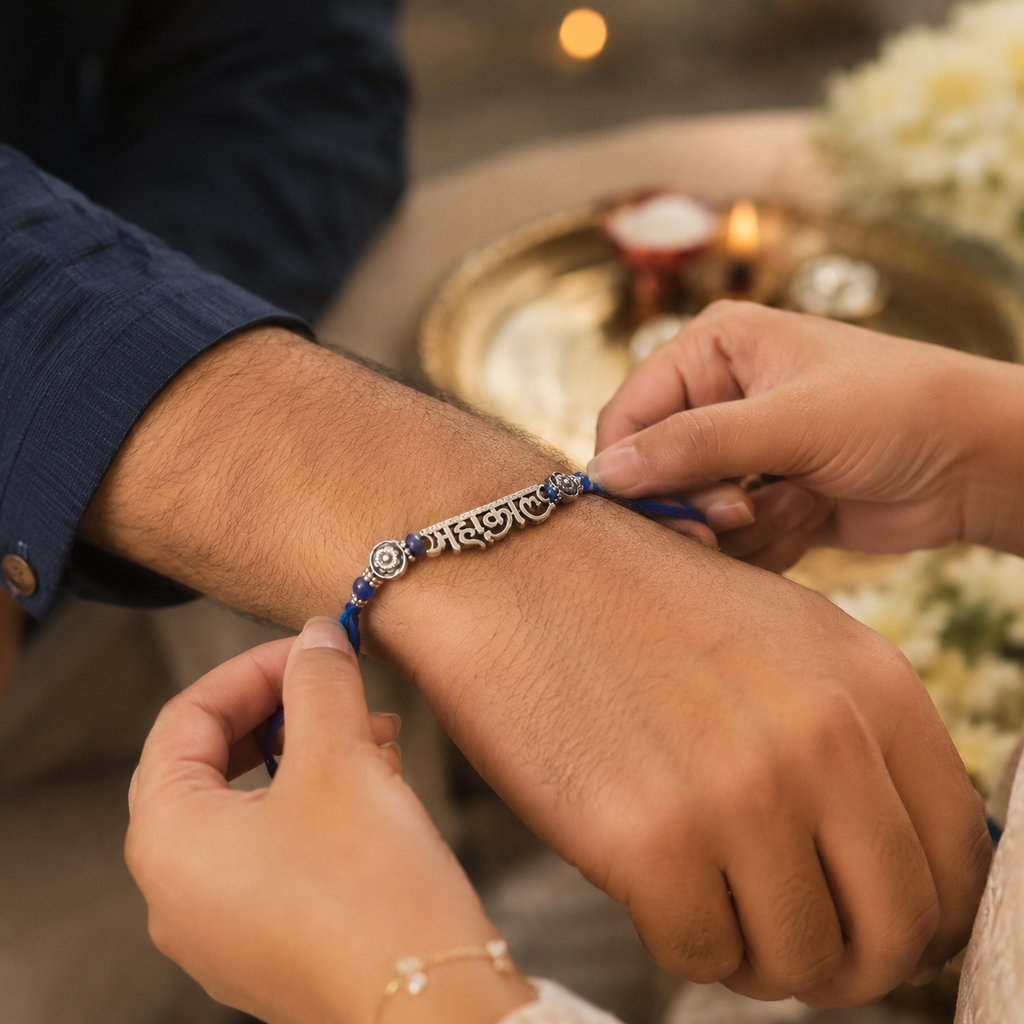 Shri Mahakaal Silver Rakhi