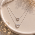 Double Layered Heart Necklace