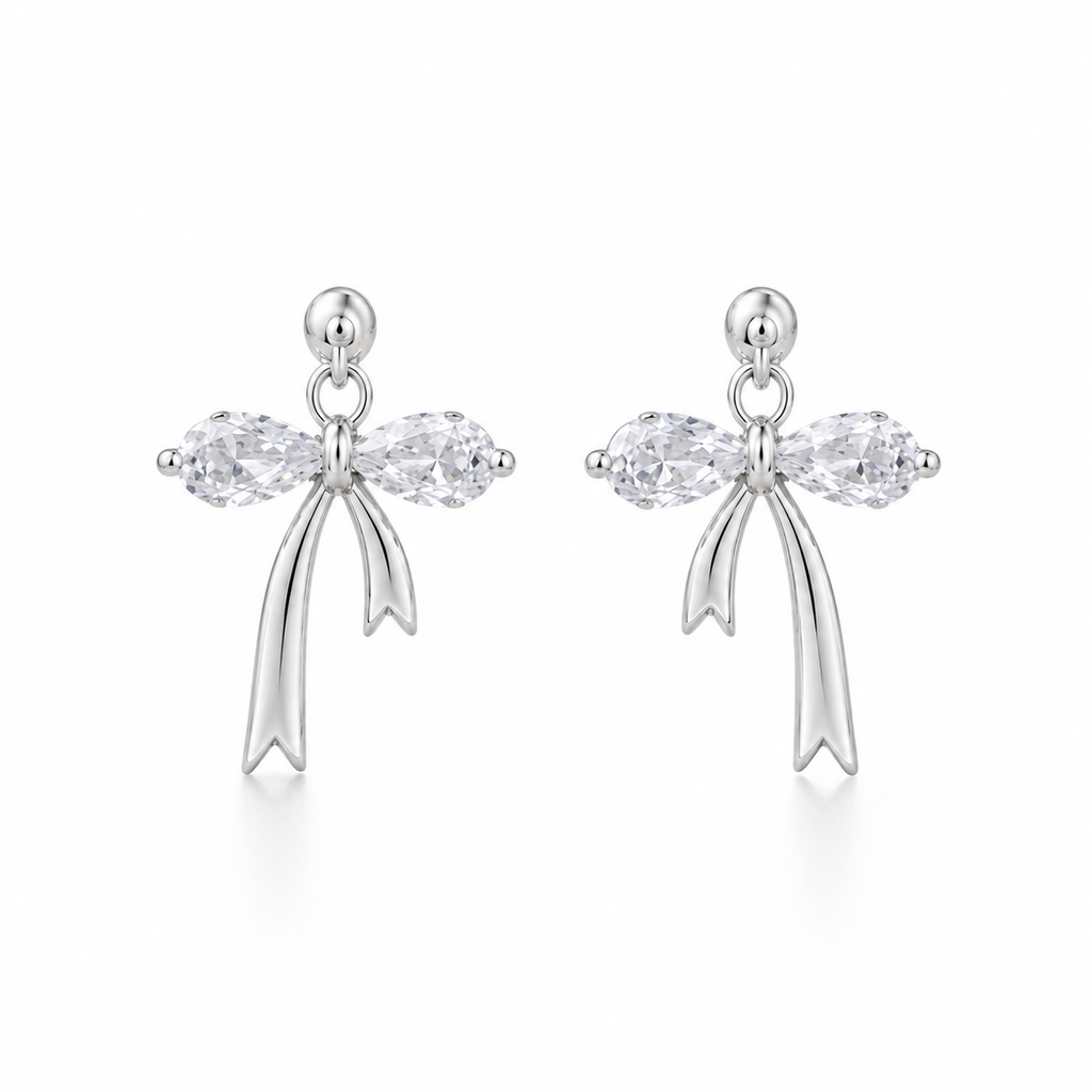 Crystal Bow Studs