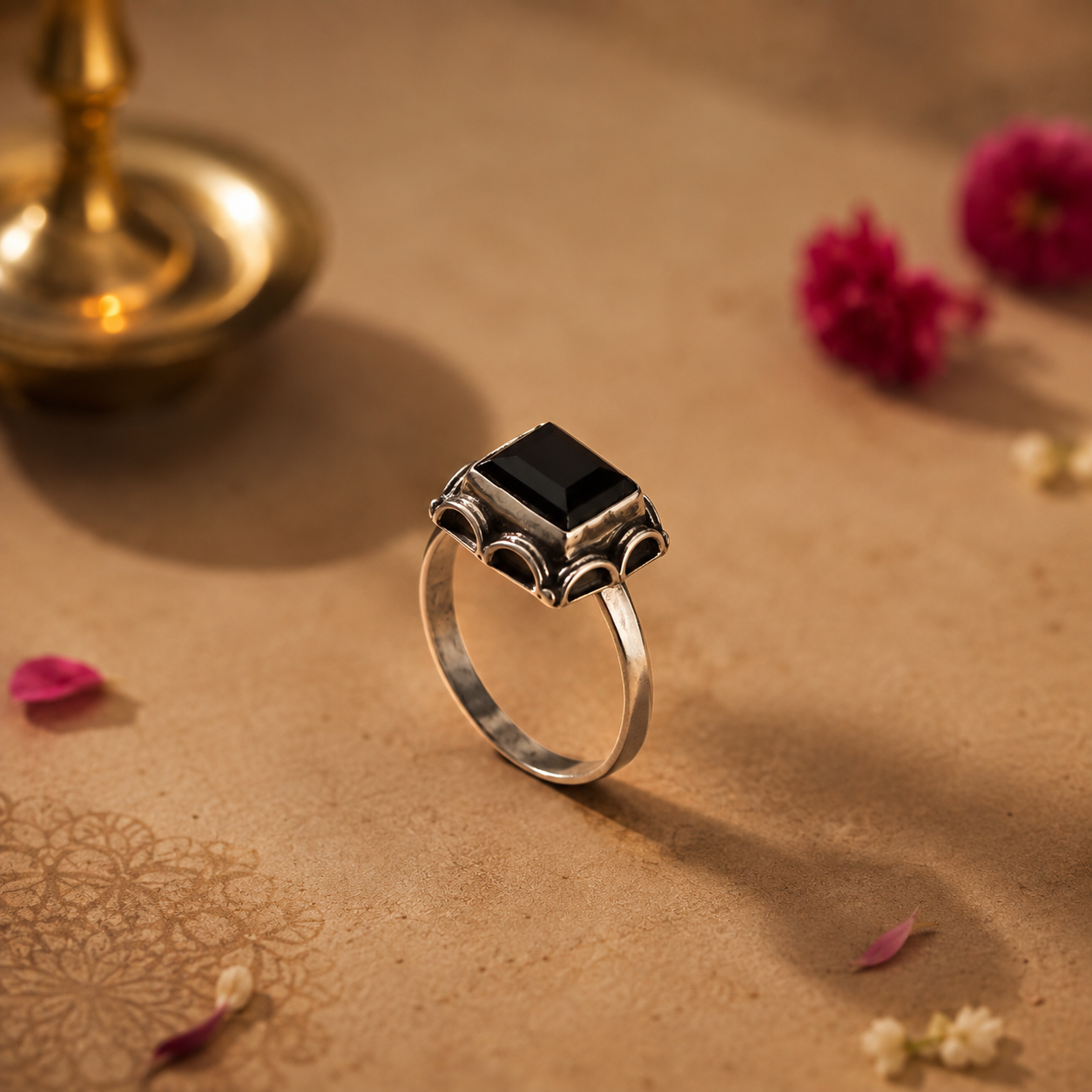 Black Statement Ring
