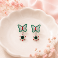 Butterfly Drop Stud