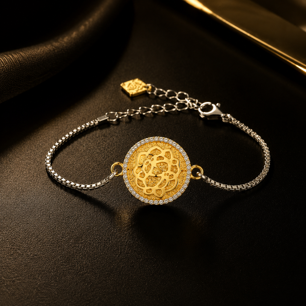 Mandala Coin Bracelet
