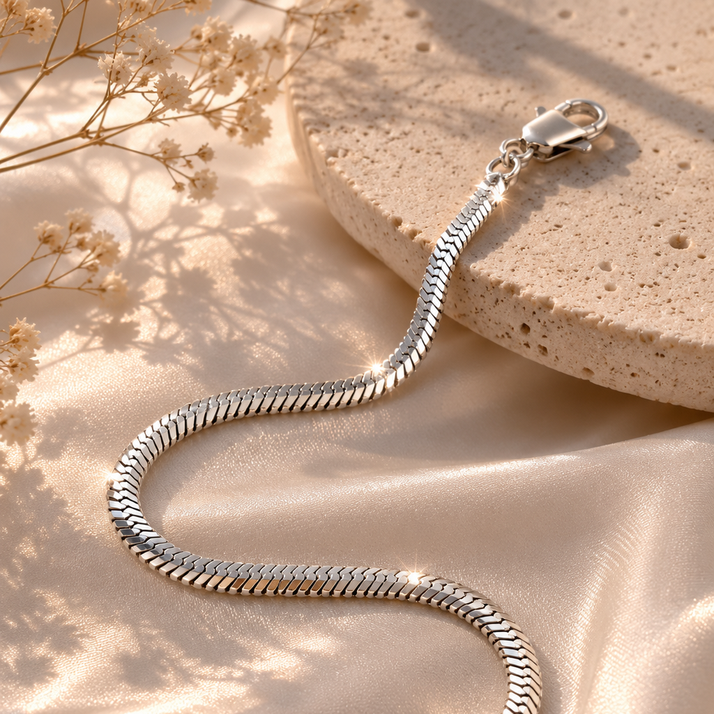 Silver Serpentine Bracelet