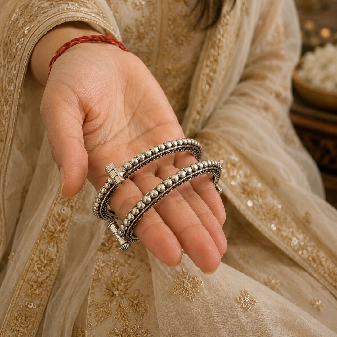 Beaded Wrap Bracelet Kada