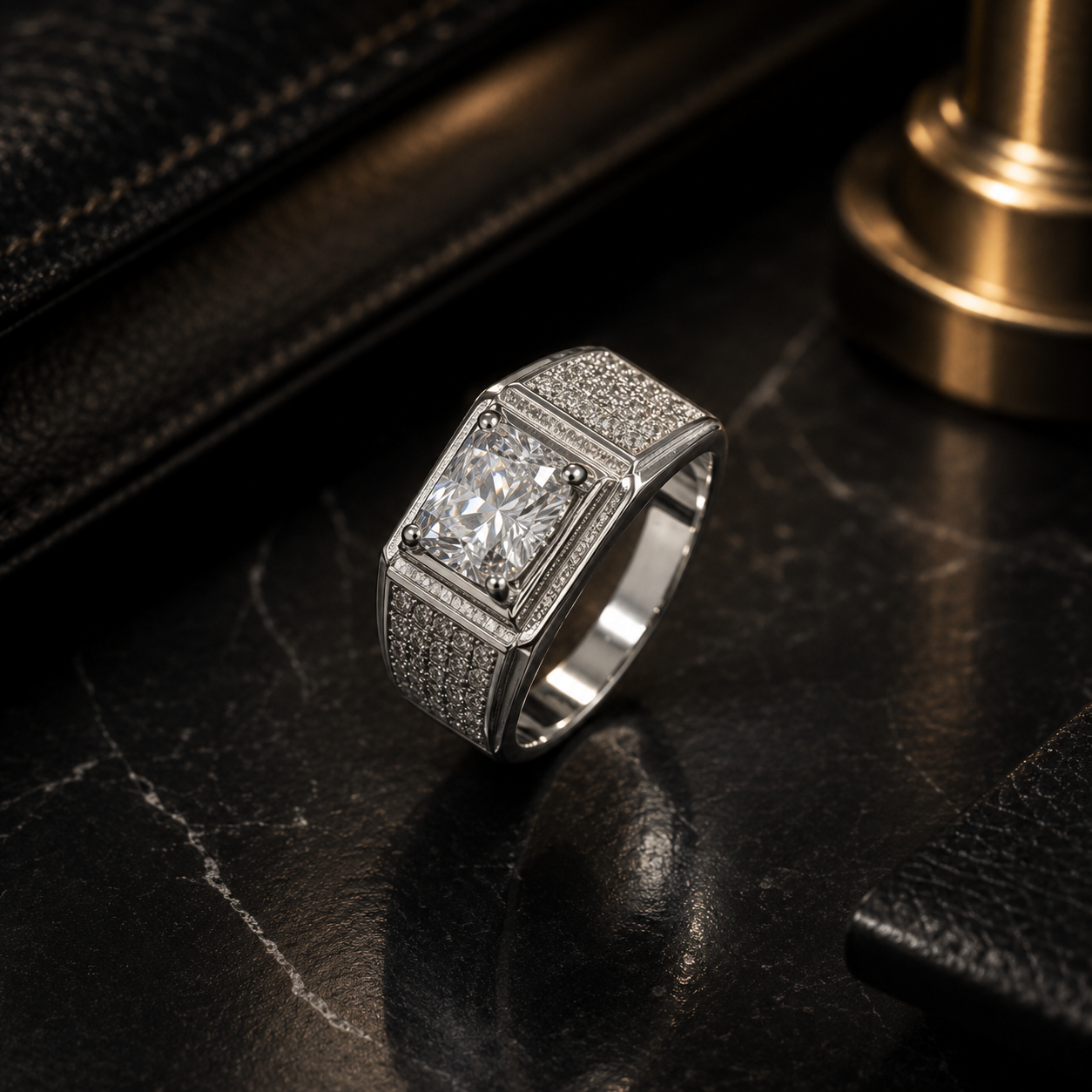 Sparkling Silver Ring