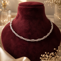 Twisted Silver Necklace