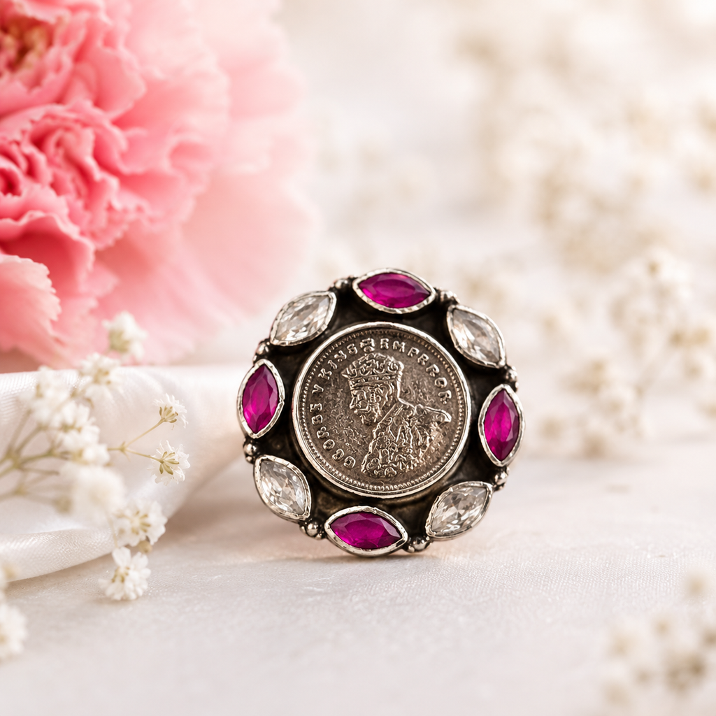 Vintage Coin Ring