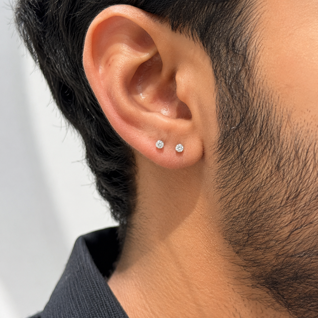 Minimal Silver Studs