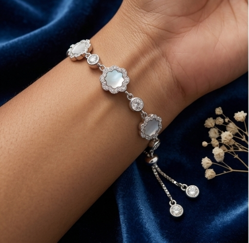 Moonflower Charm Bracelet