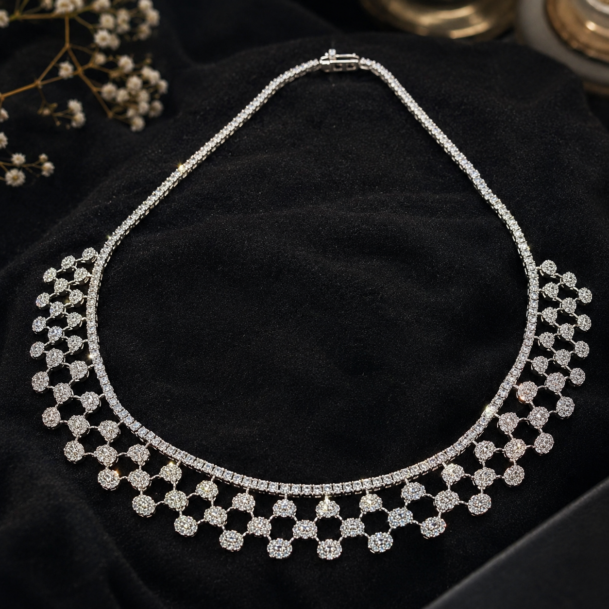 Cascade Net Silver Set