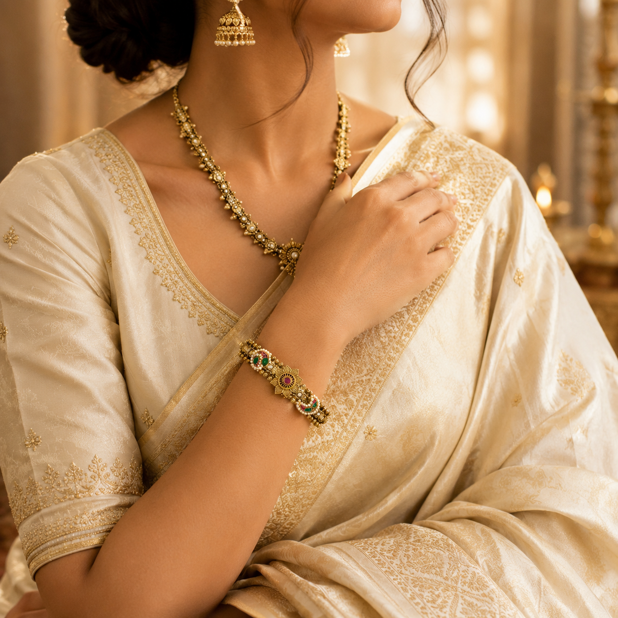 Rajwada Floral Bracelet