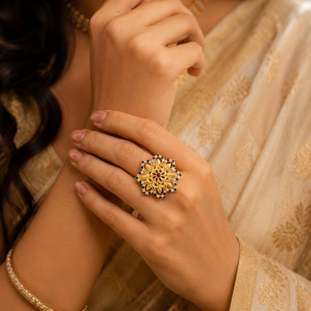 Rajnigandha Bloom Ring