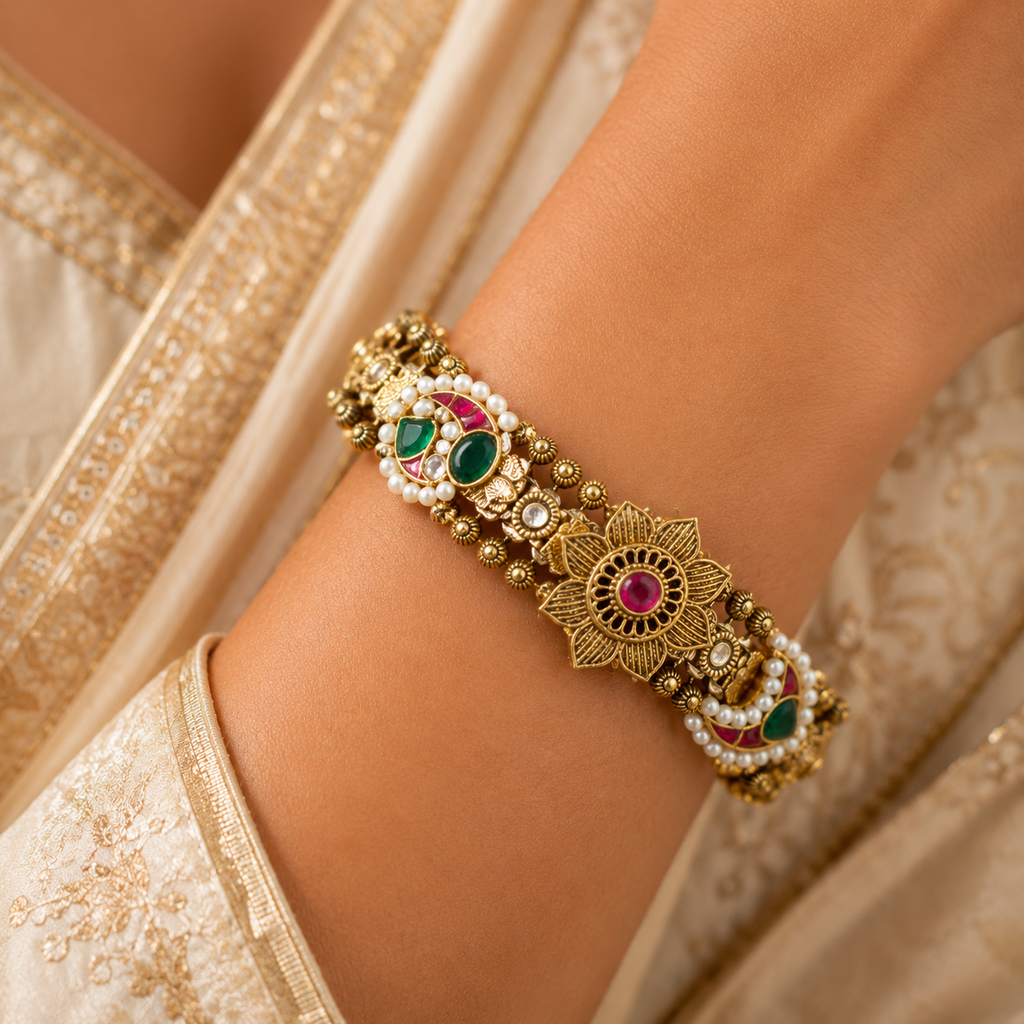 Rajwada Floral Bracelet