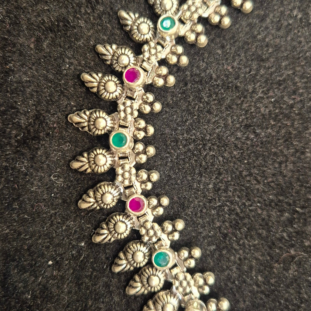 Heritage Peacock Stone Payal