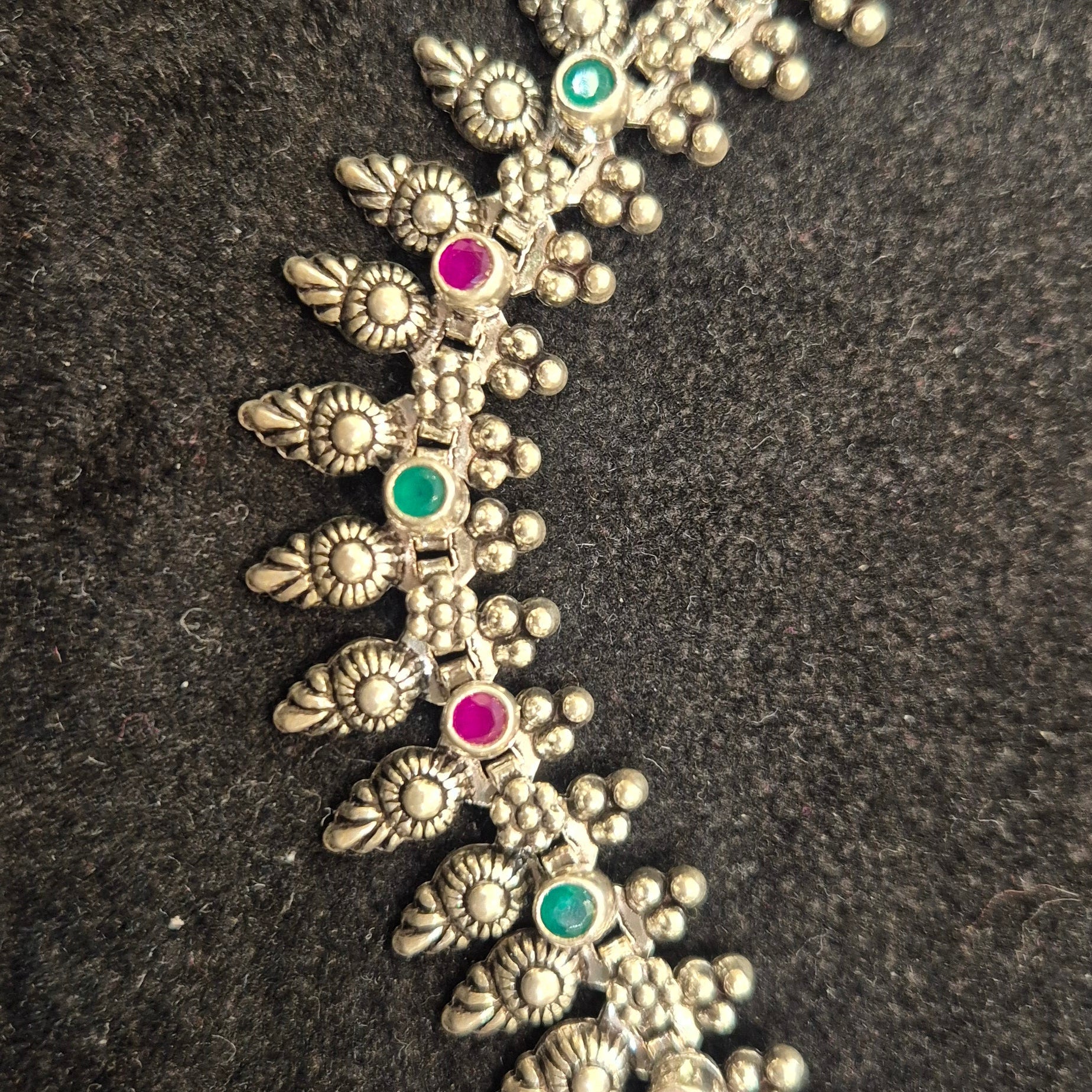 Heritage Peacock Stone Payal