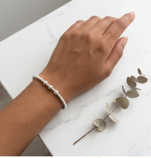 Silver Dew Bracelet