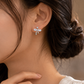 Crystal Bow Studs