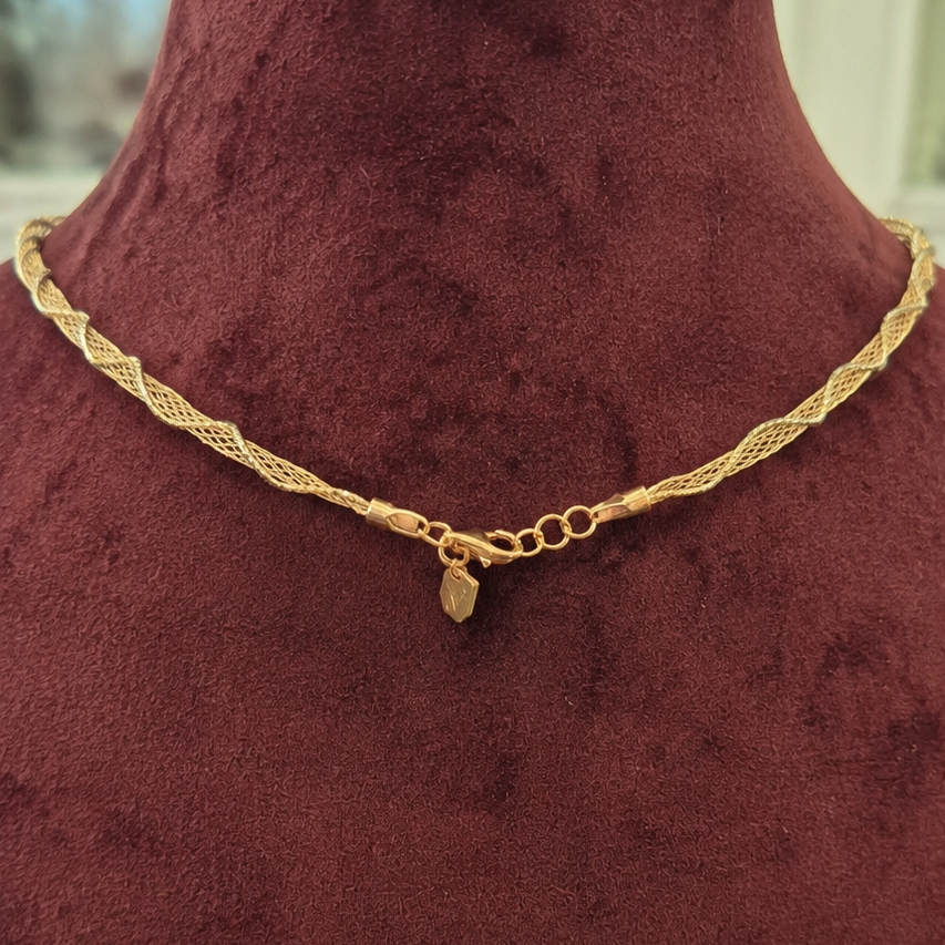 Twisted Rosegold Necklace