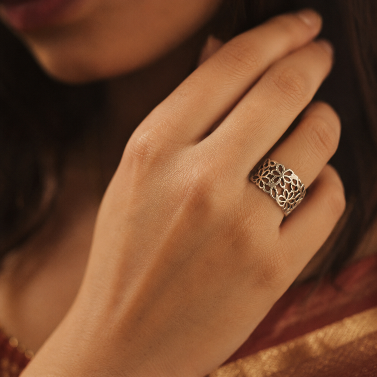 Filgree Silver Ring