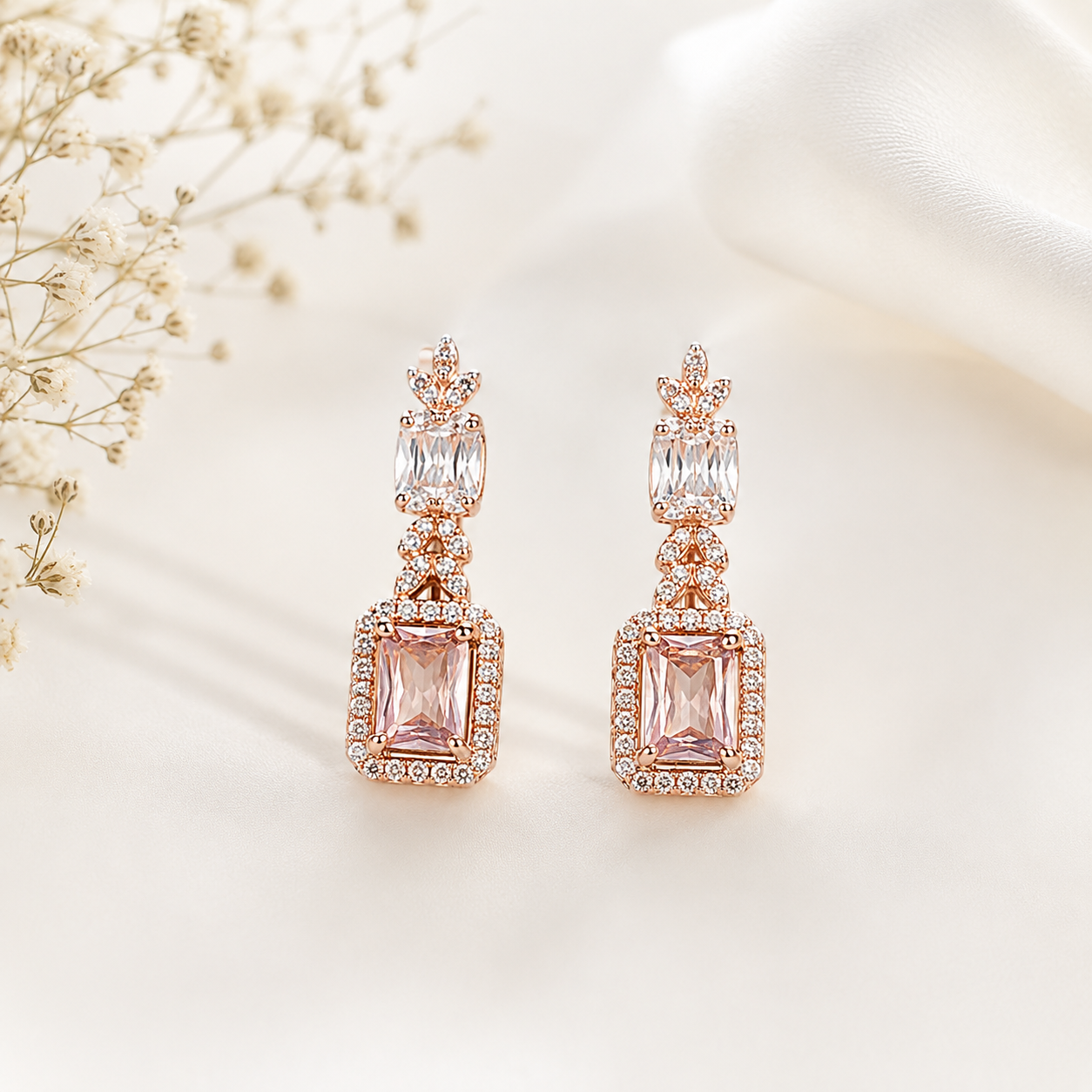 Rose Radiance Pendant Set