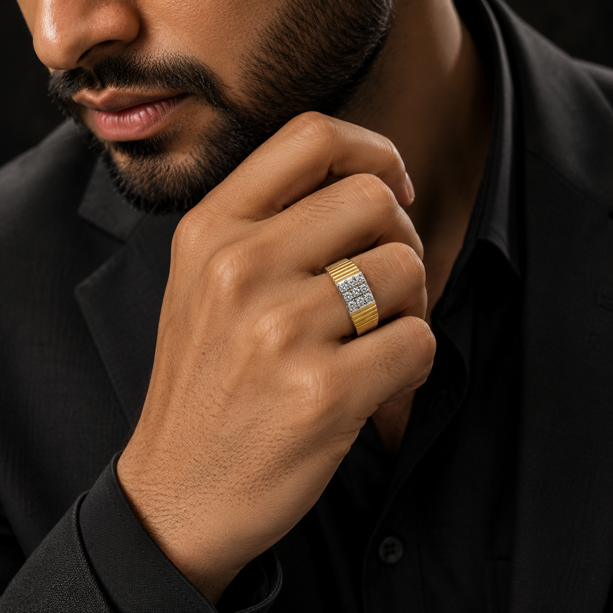 Rectangular Stone Ring
