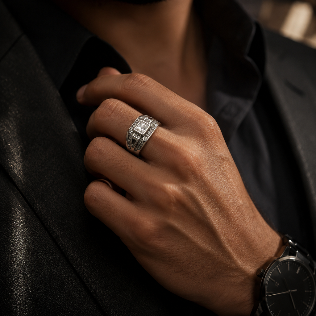 Silver Charm Ring