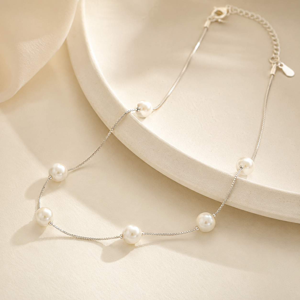 Pearl Whisper Anklet