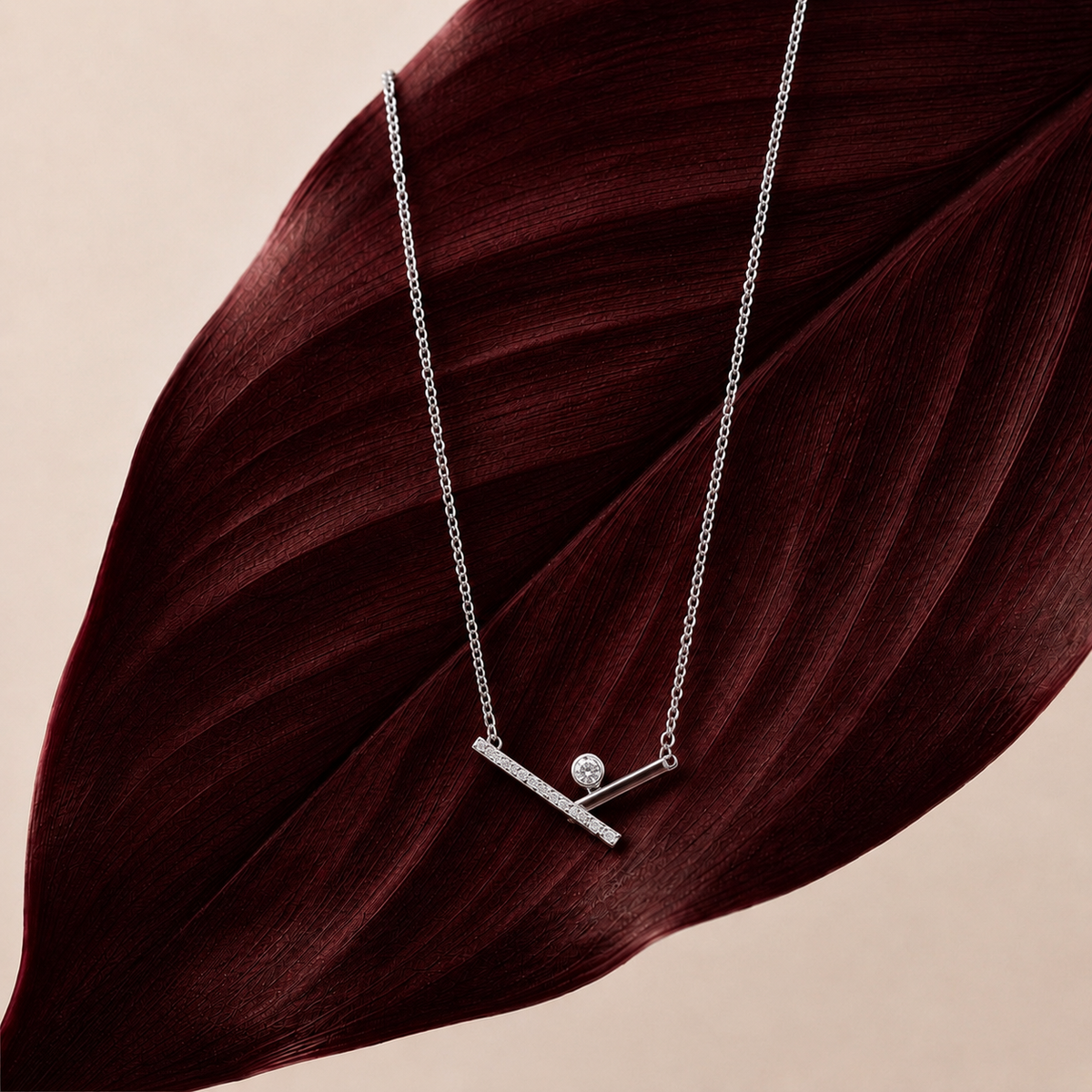 Geometric Spark Necklace