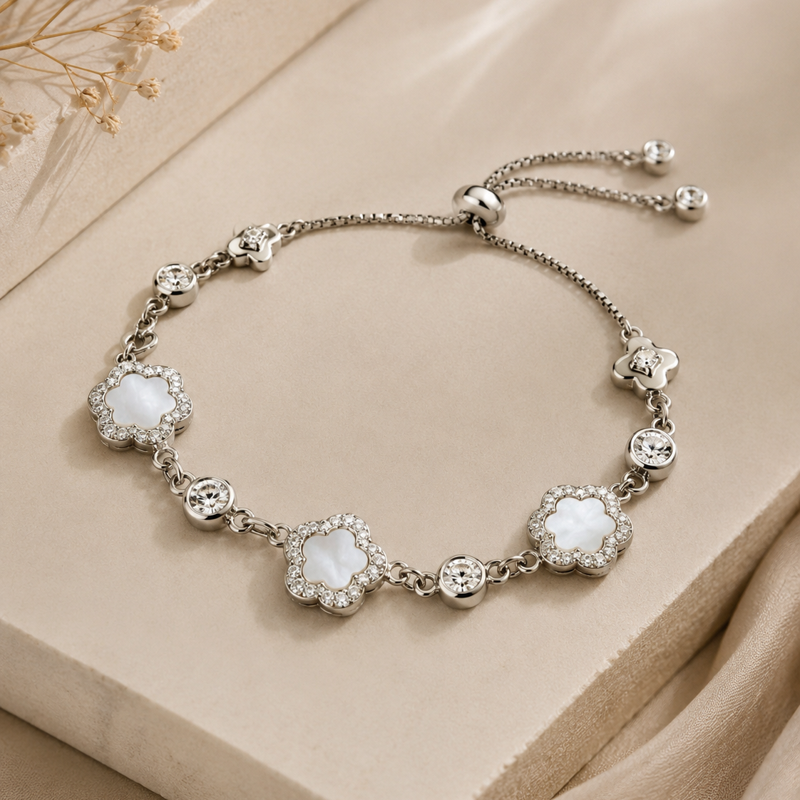 Moonflower Charm Bracelet